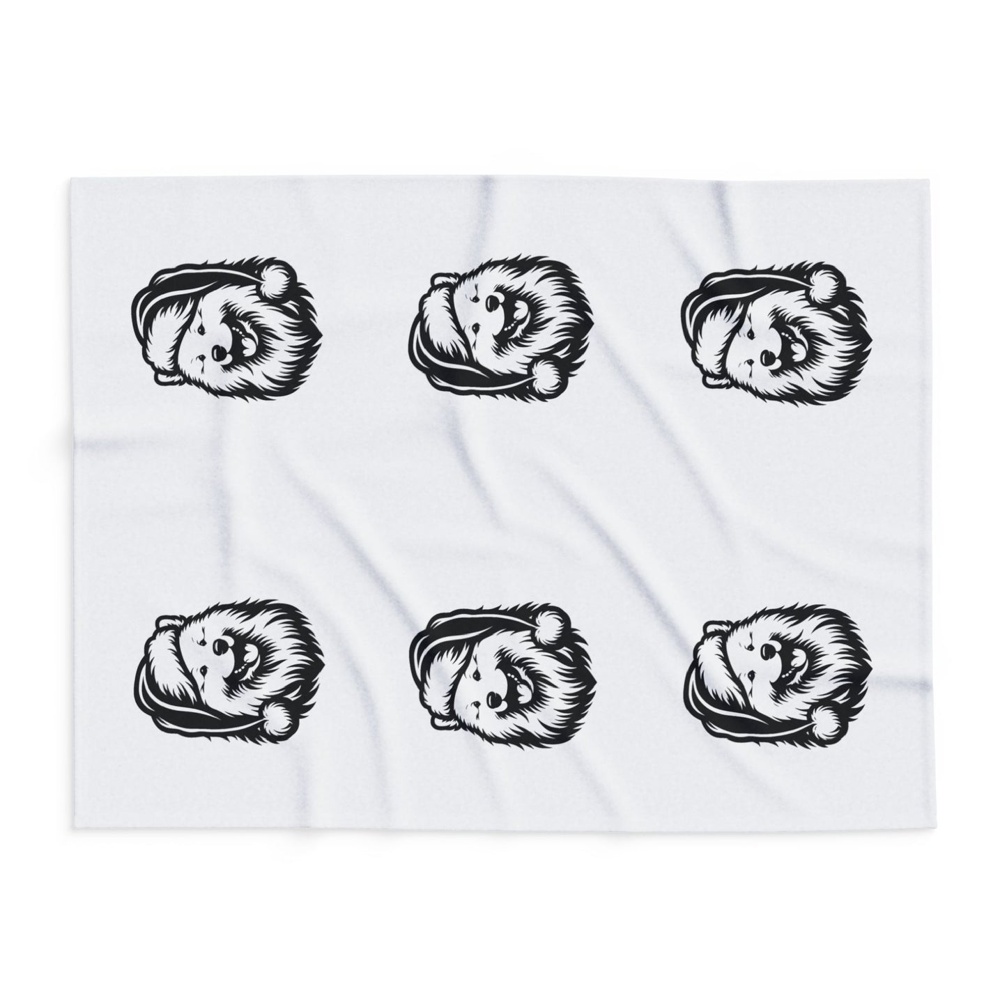 Santa Paws Samoyed Arctic Fleece Blanket