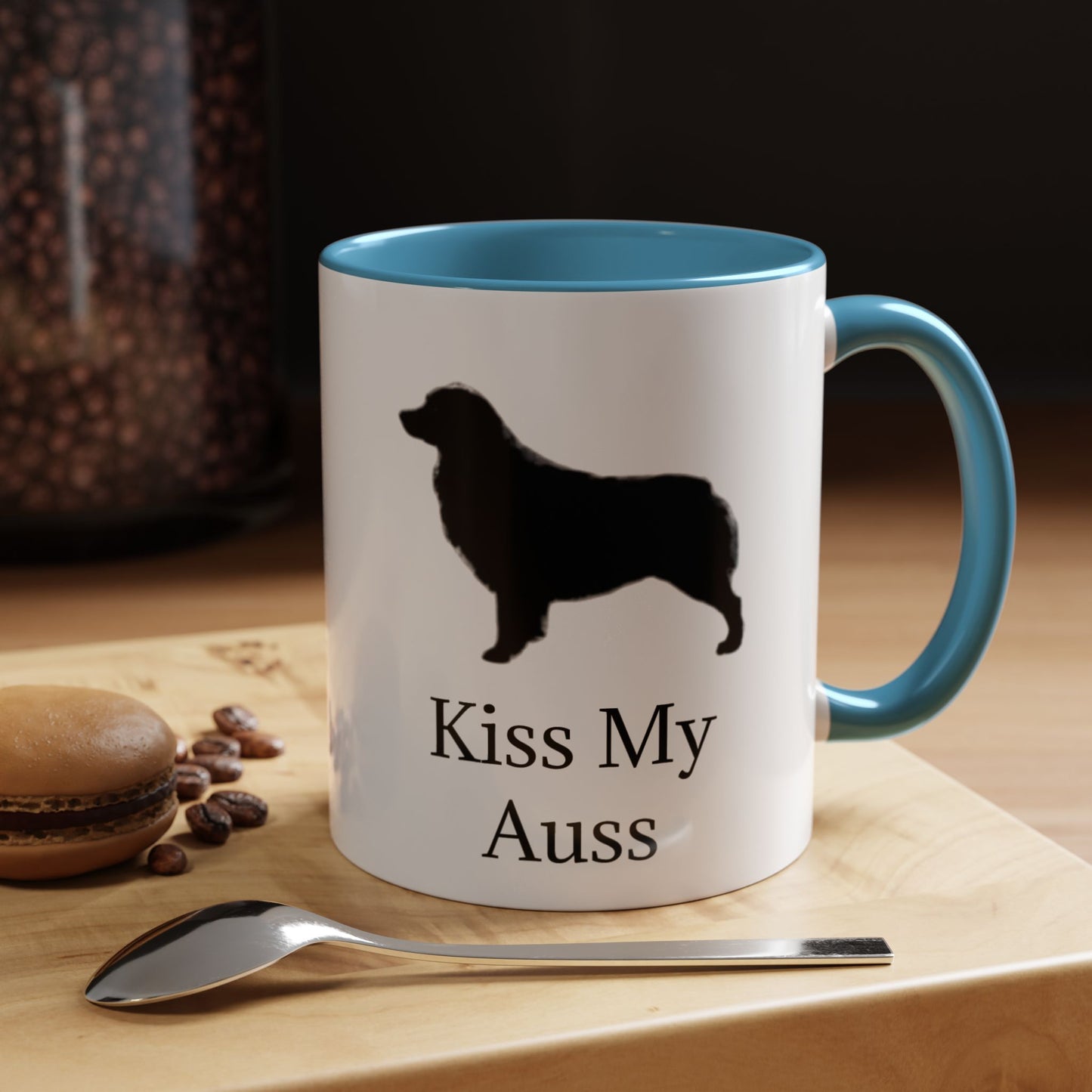 Kiss My Auss 2-Tone Coffee Mug