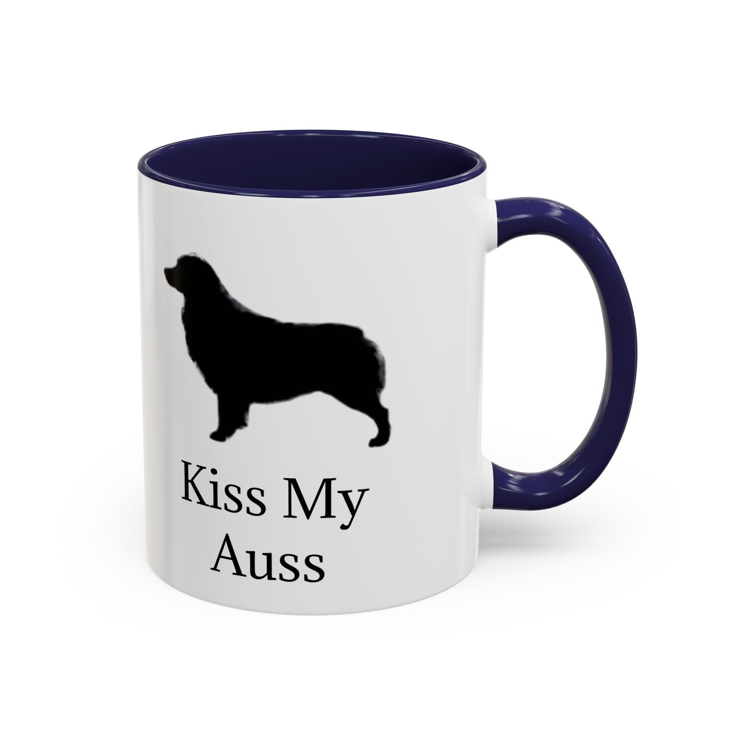 Kiss My Auss 2-Tone Coffee Mug