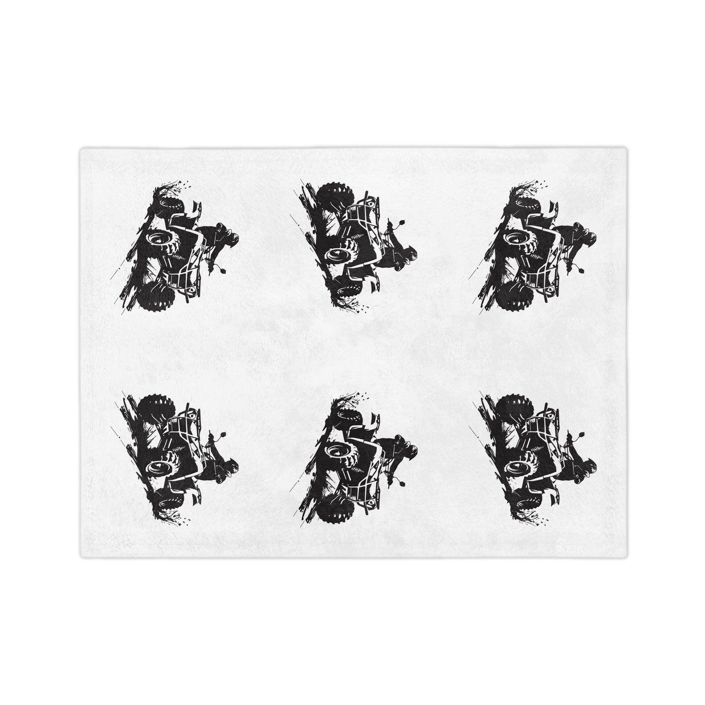 Slingin' Mud Quad Velveteen Microfiber Blanket
