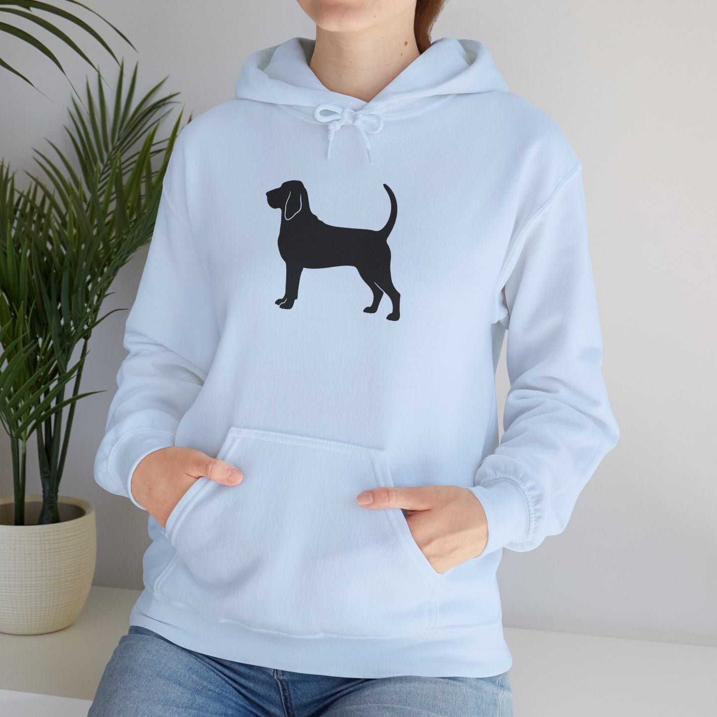 Bloodhound Silhouette Unisex Hoodie
