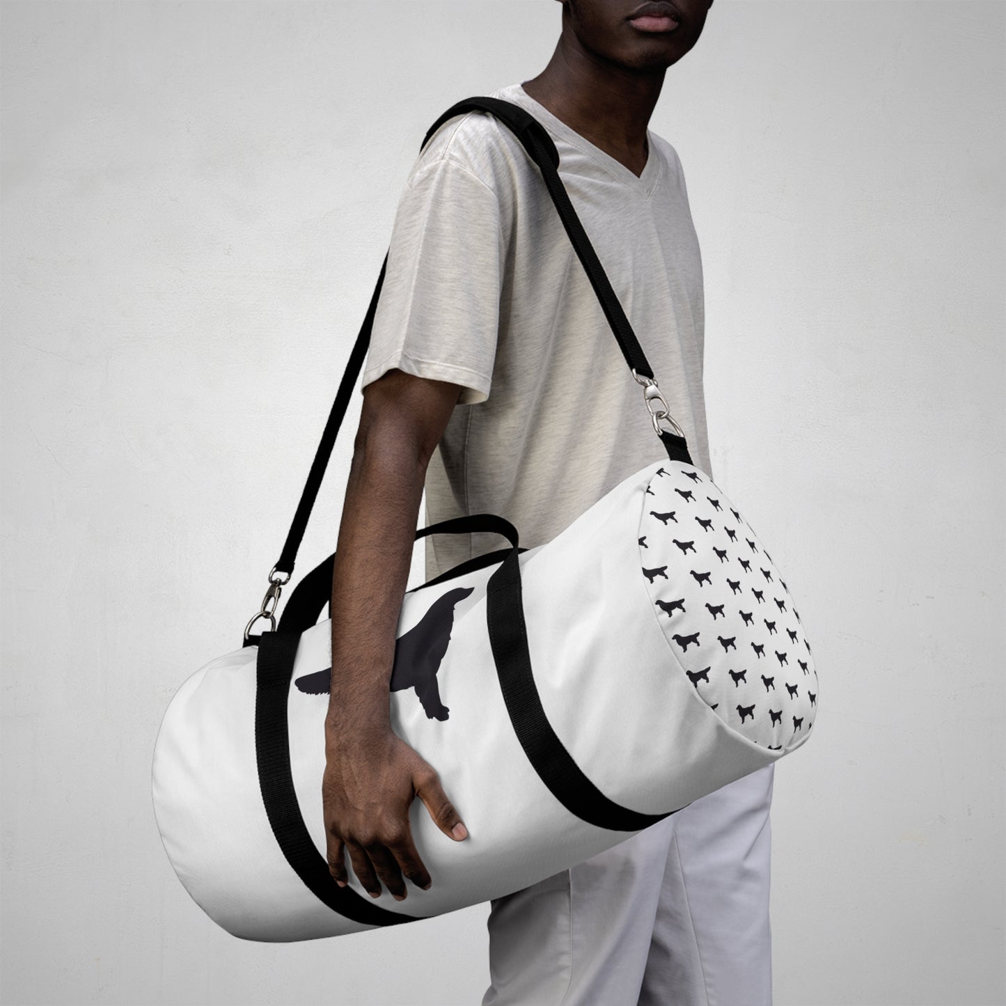 Golden Silhouette Duffel Bag