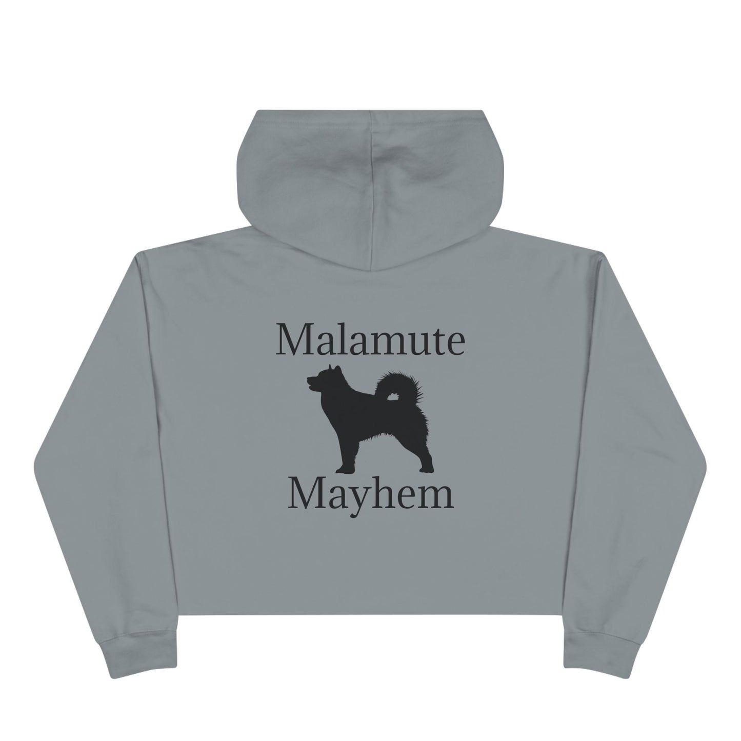 Malamute Mayhem Women's Crop Hoodie
