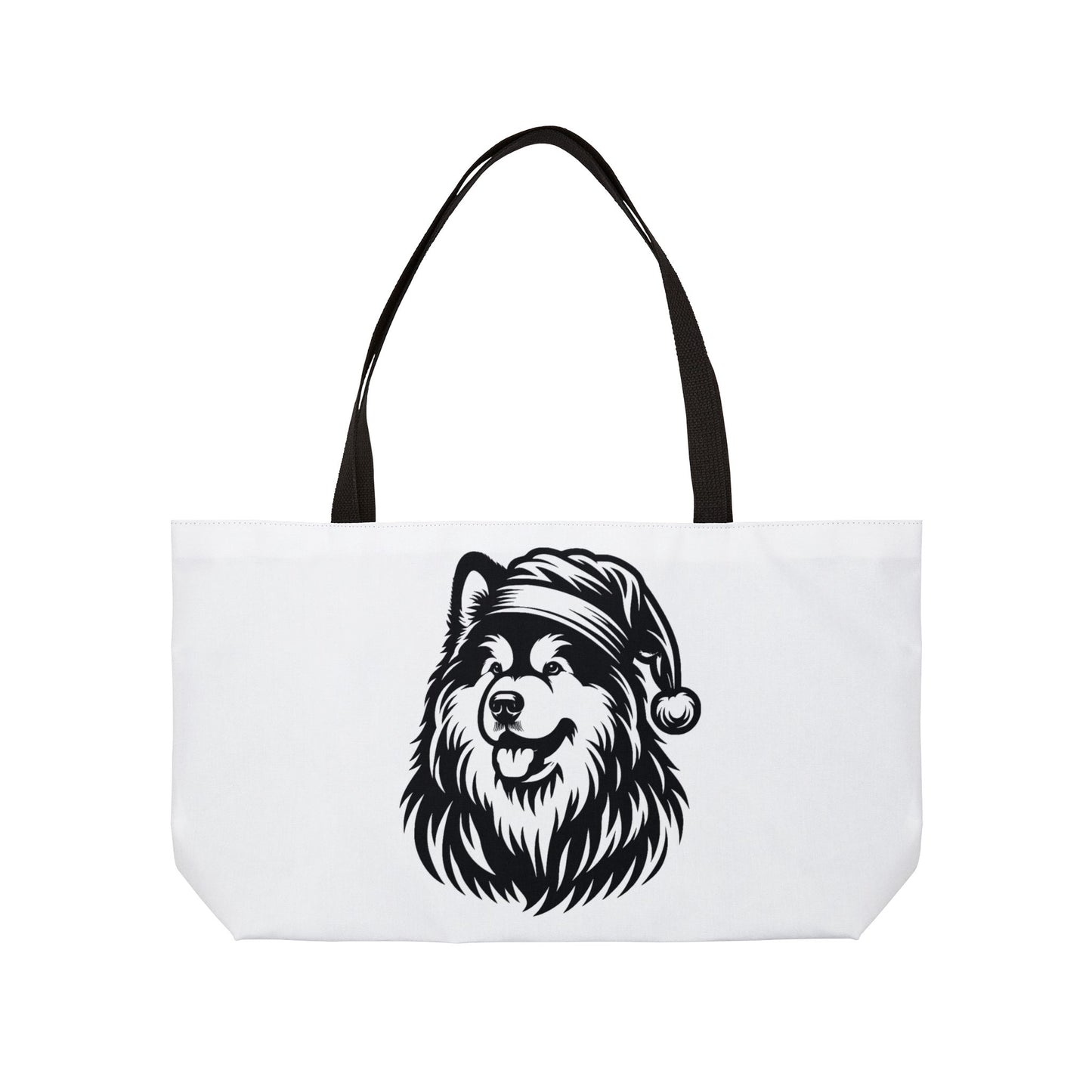 Santa Paws Malamute Weekender Tote Bag