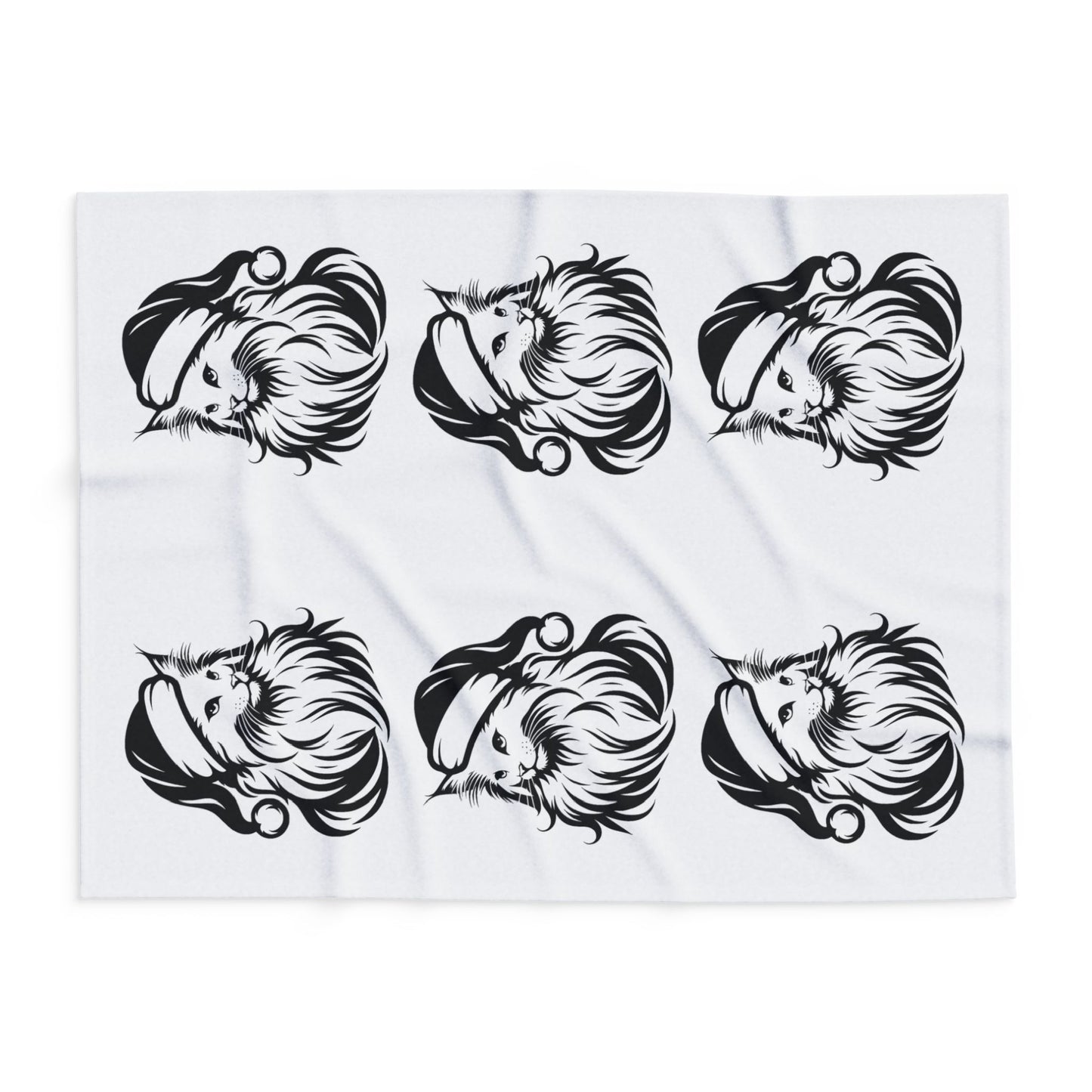 Santa Paws Cat Arctic Fleece Blanket