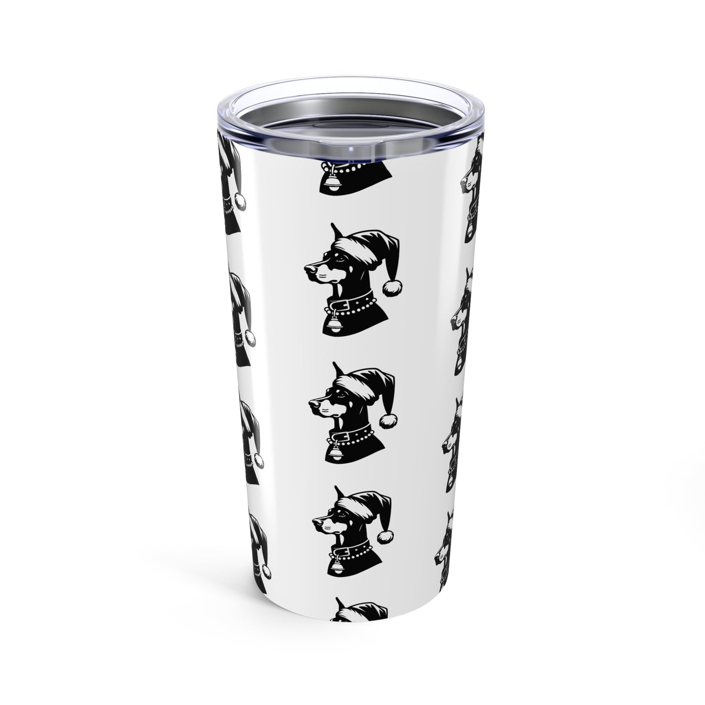 Santa Paws Doberman Tumbler