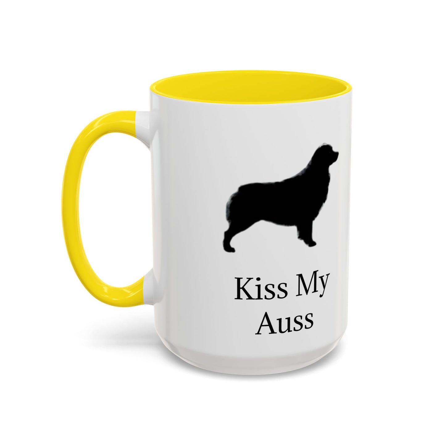 Kiss My Auss 2-Tone Coffee Mug