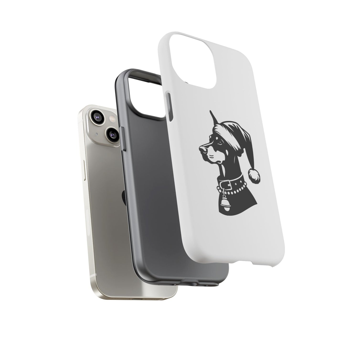 Santa Paws Doberman iPhone Case