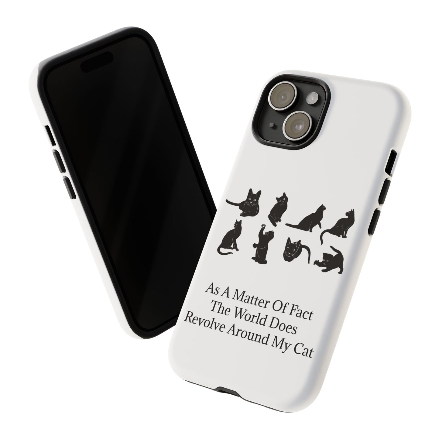Matter Of Fact Cat iPhone Case
