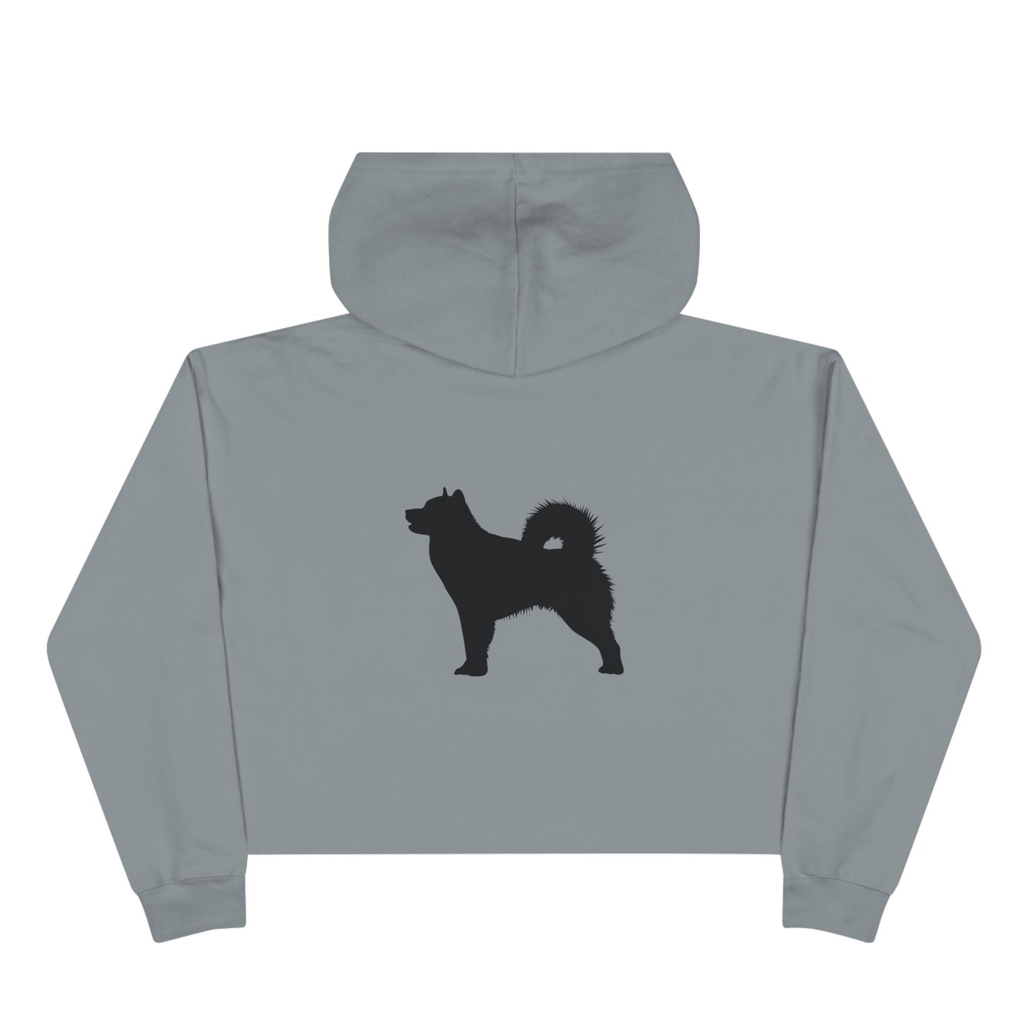 Malamute Silhouette Women's Crop Hoodie