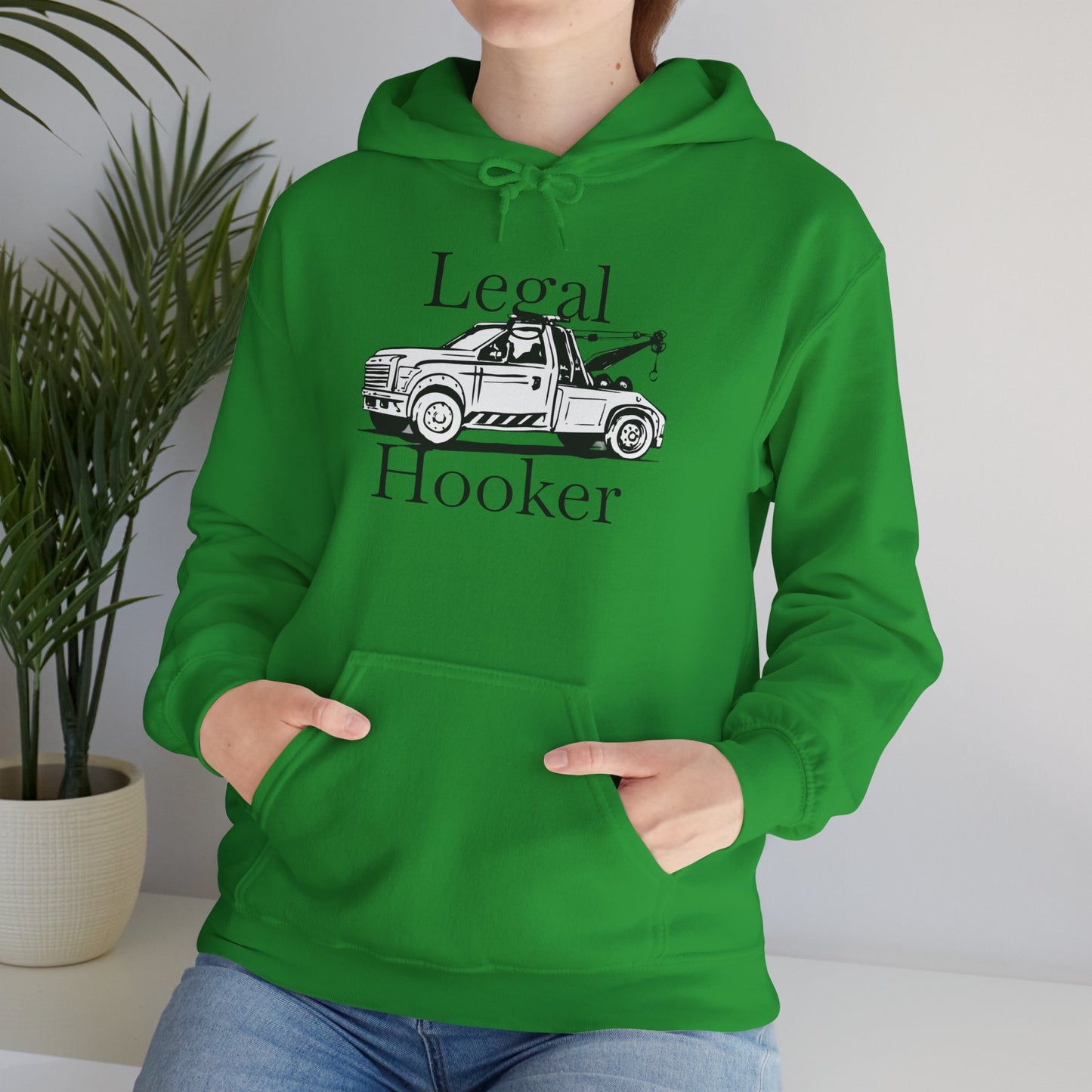 Legal H**ker Wheel Lift Tow Truck Unisex Hoodie