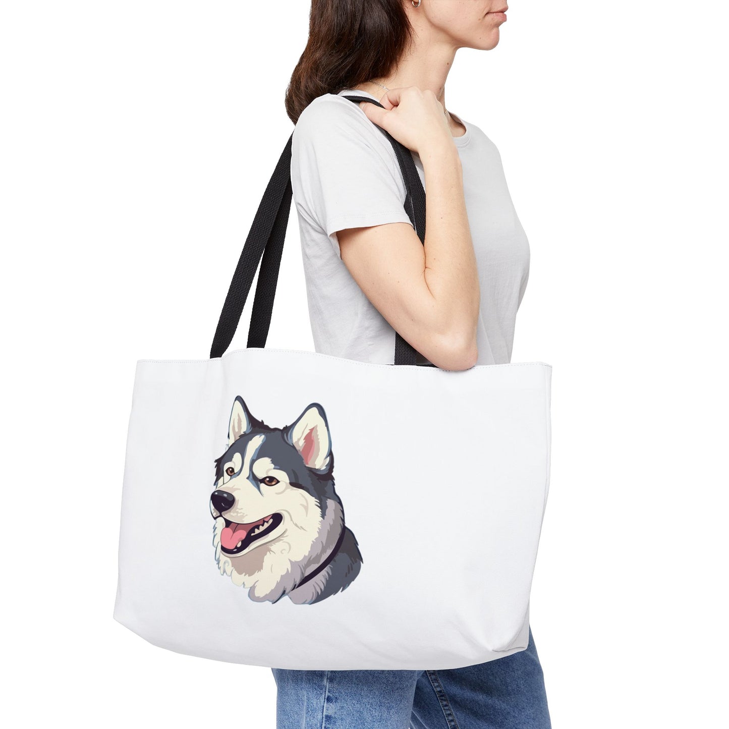 Malamute Head Weekender Tote Bag