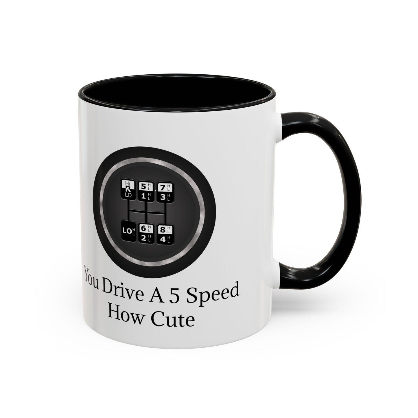 5 Speed How Cute 2-Tone Coffee Mug
