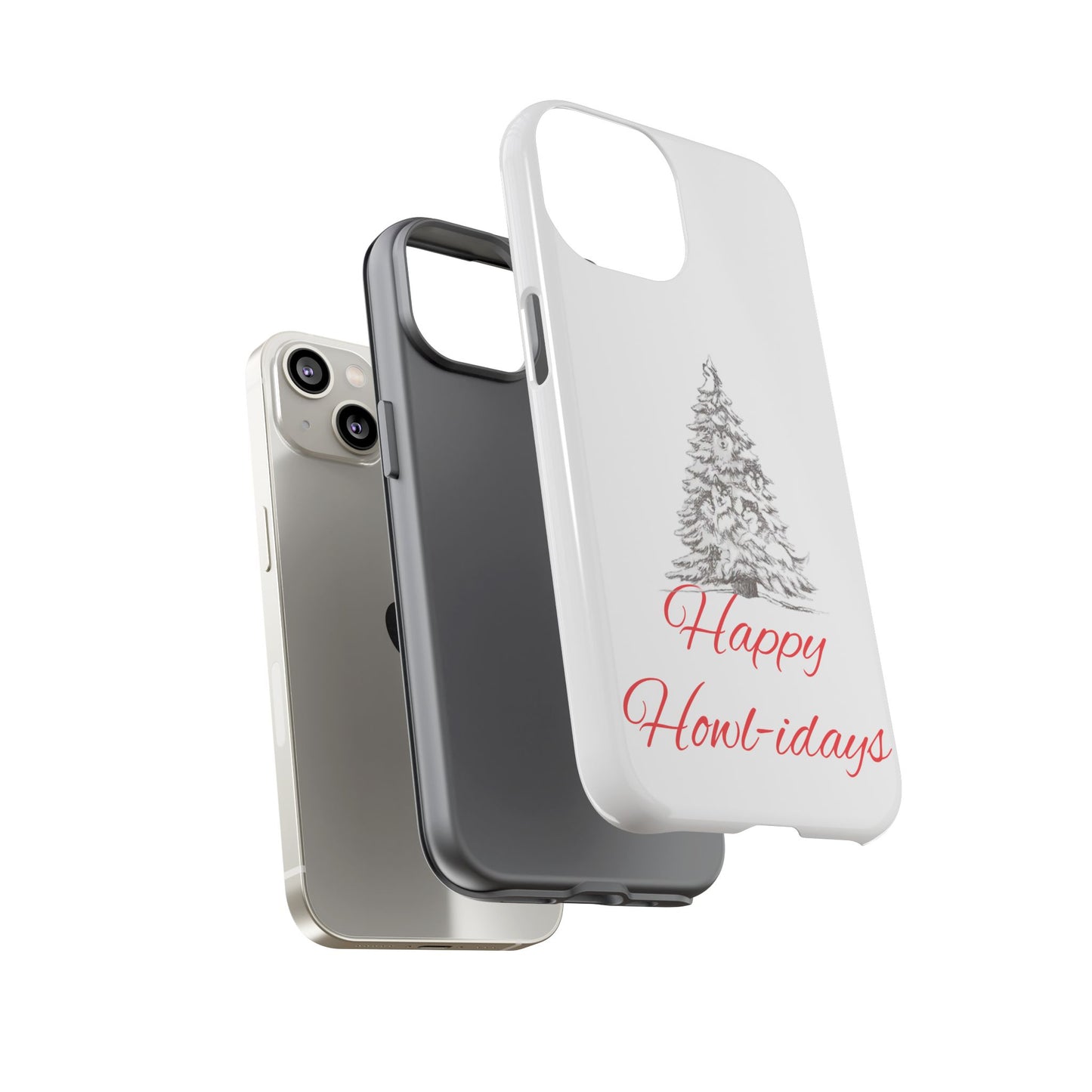 Happy Howl-idays iPhone Case
