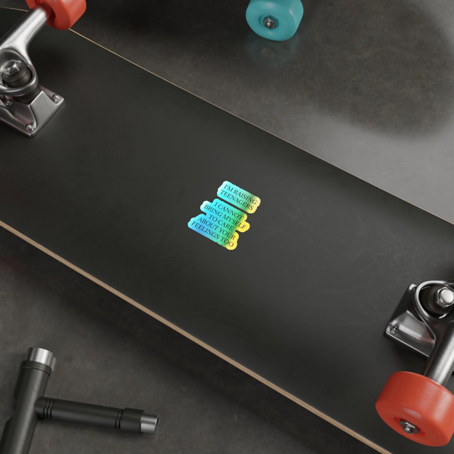Raising Teenagers Holographic Sticker