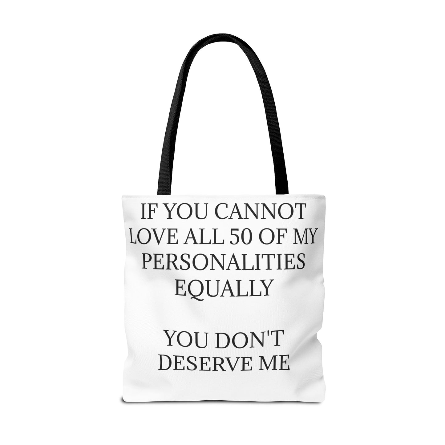 50 Personalities Tote Bag