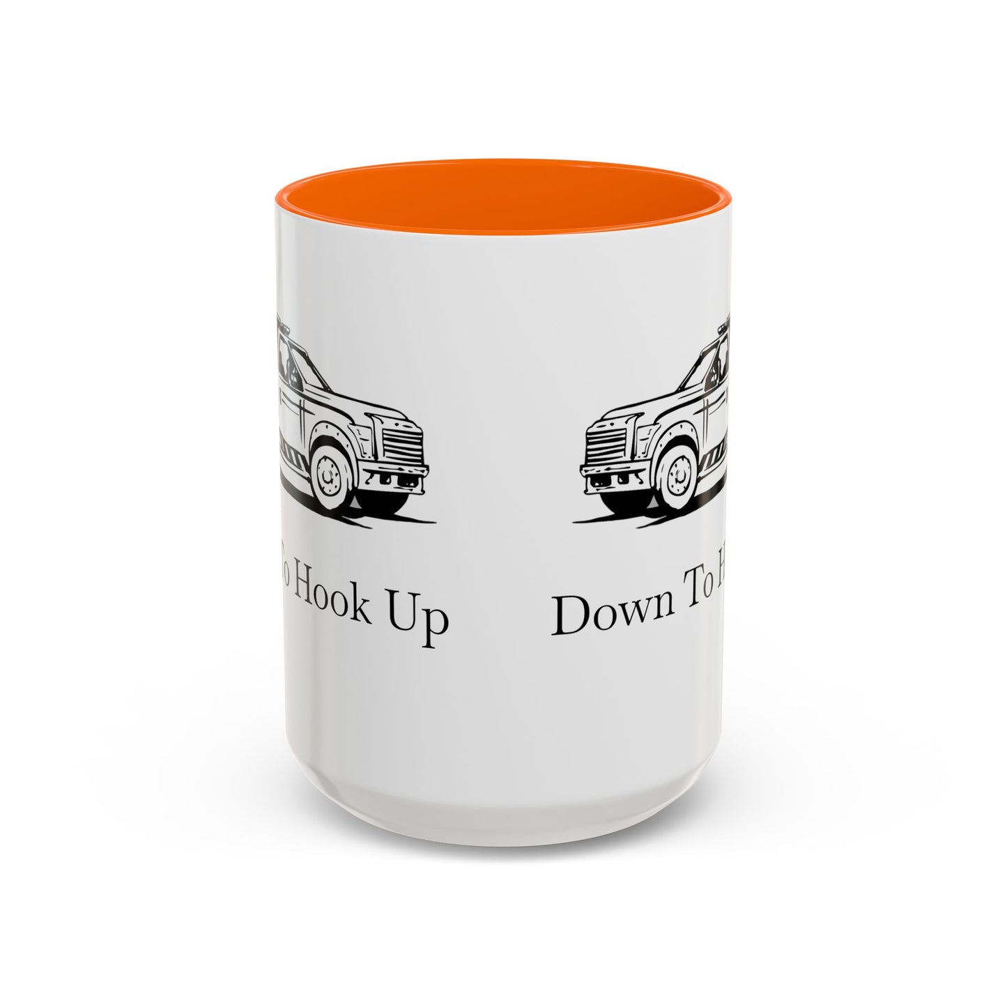 Down To Hook Up 2-Tone Coffee Mug