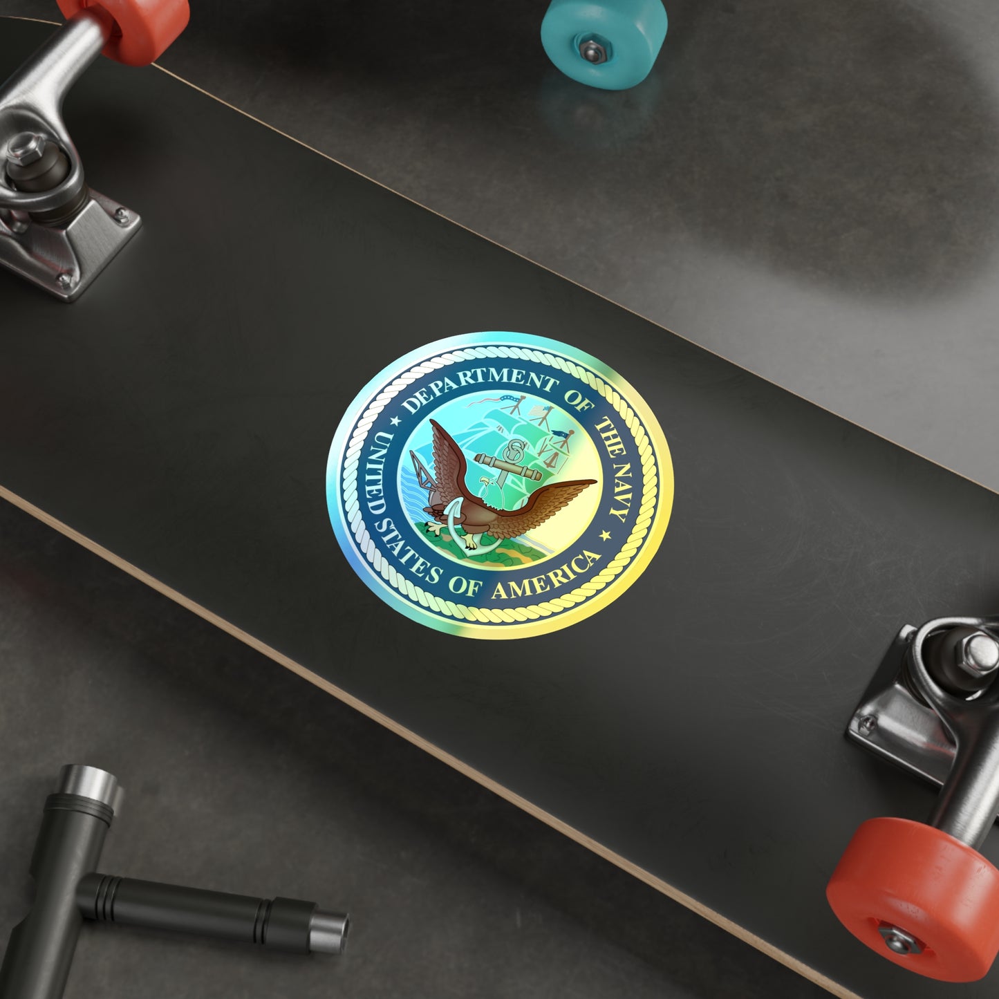 US Navy Holographic Sticker