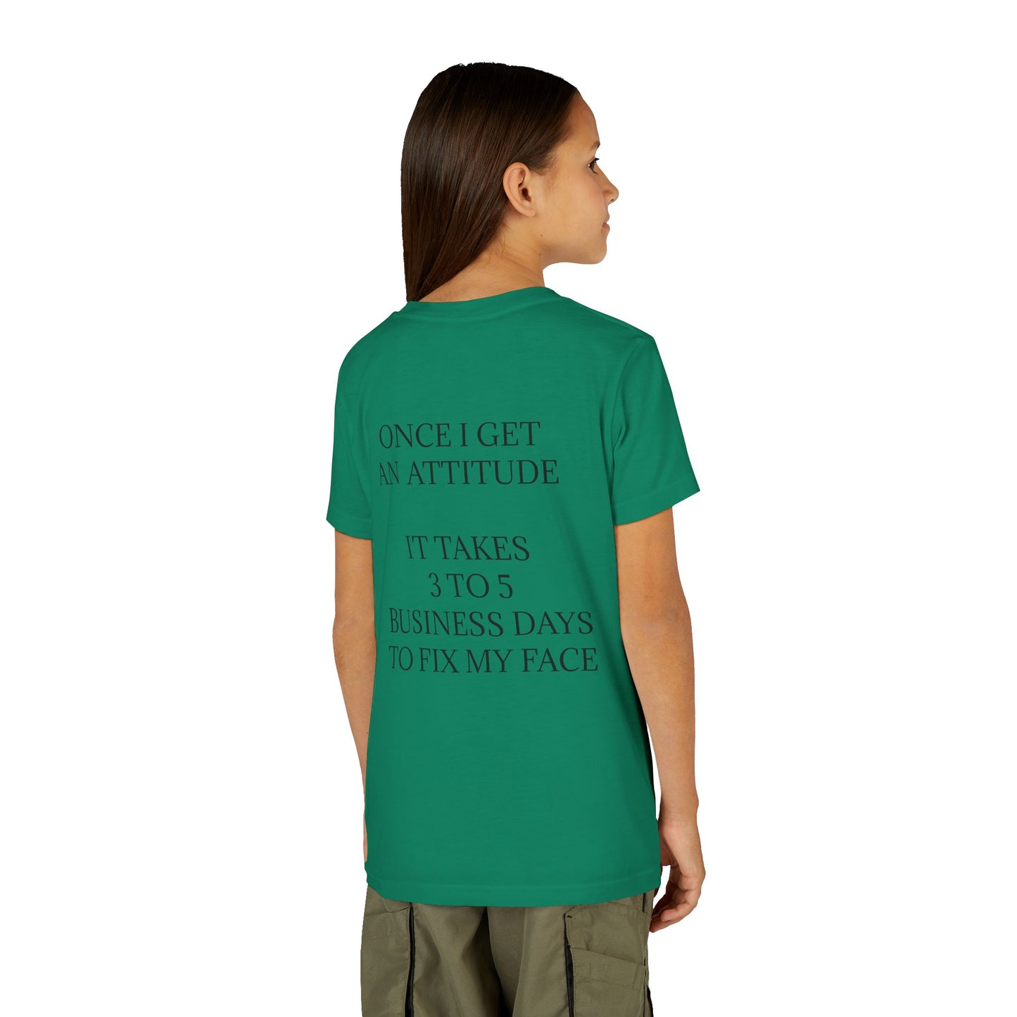Fix My Face Youth Unisex Short Sleeve Crewneck Tee