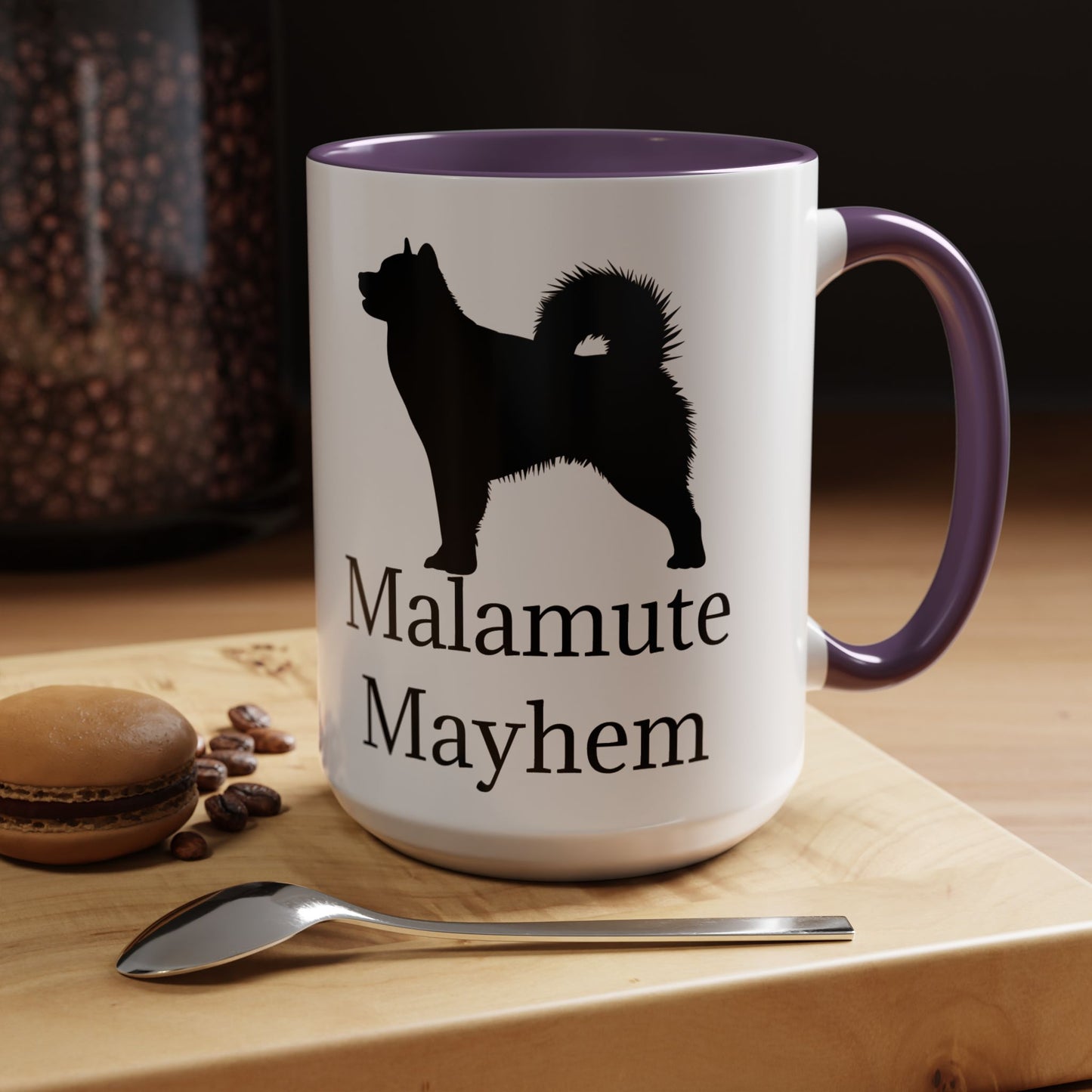 Malamute Mayhem 2-Tone Coffee Mug
