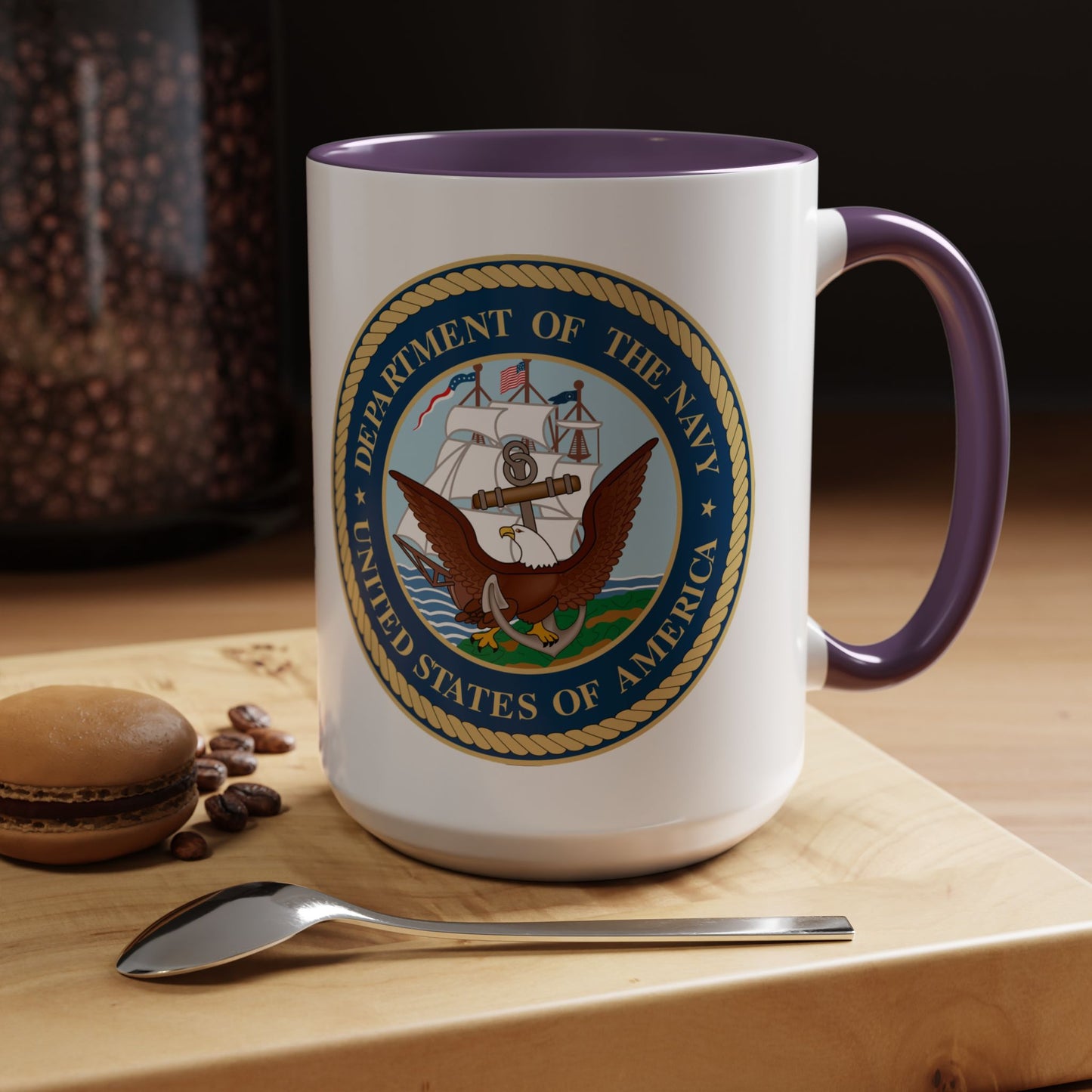 US Navy 2-Tone Coffee Mug