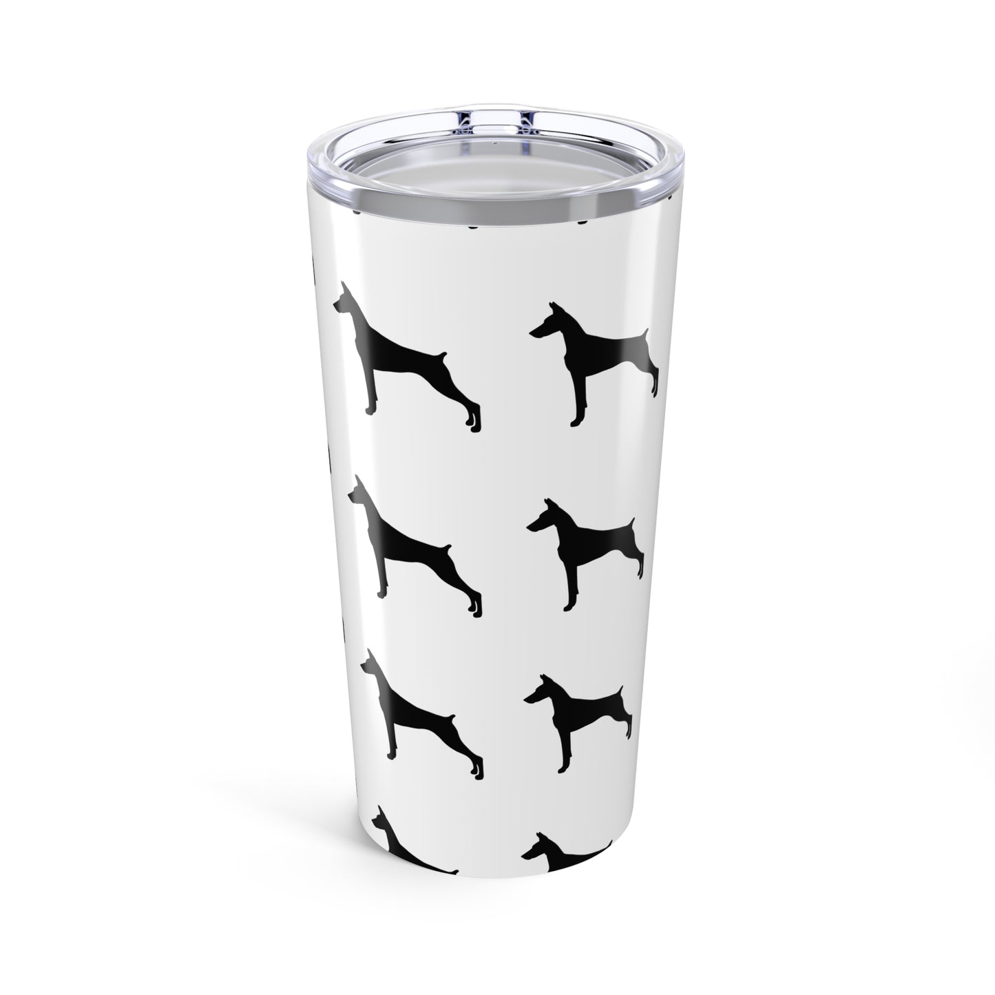 Doberman Silhouette Tumbler