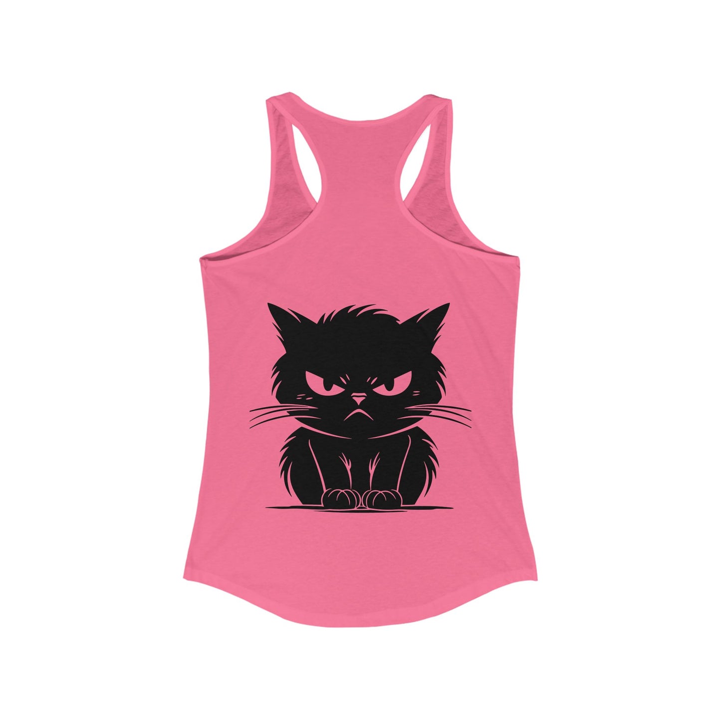 Angry Cat Women's Racerback Tank