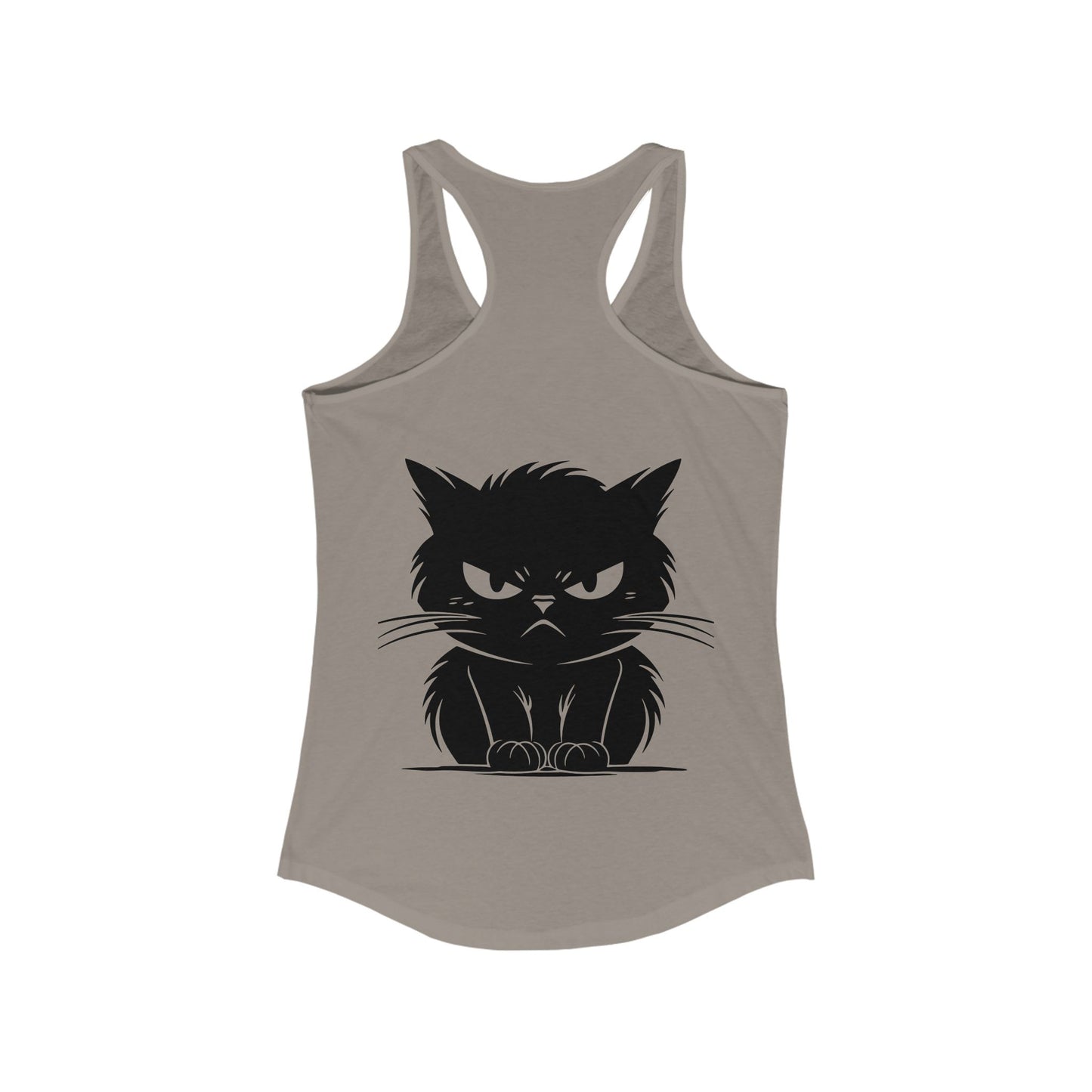 Angry Cat Women's Racerback Tank