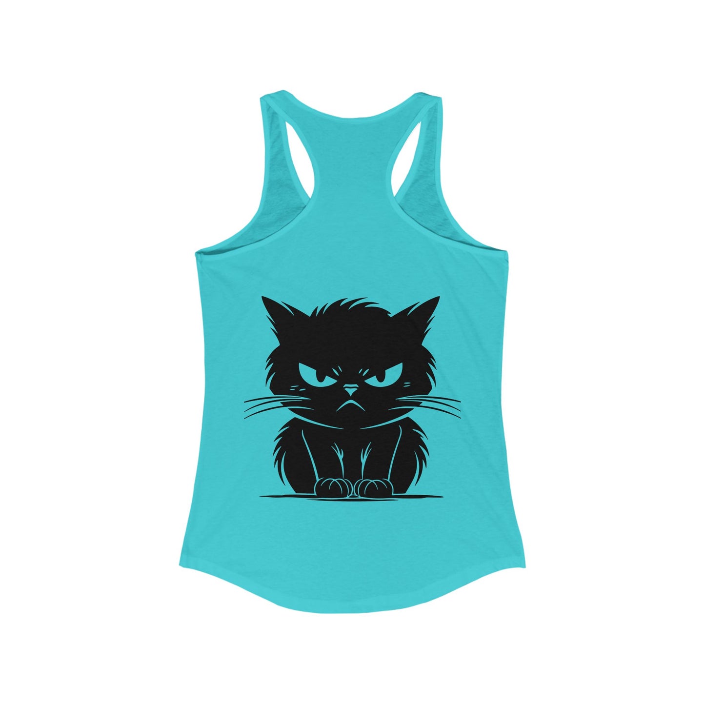 Angry Cat Women's Racerback Tank