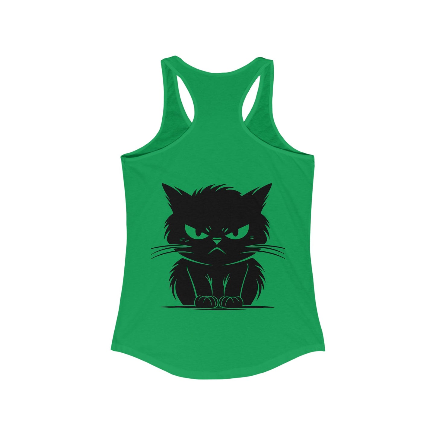 Angry Cat Women's Racerback Tank