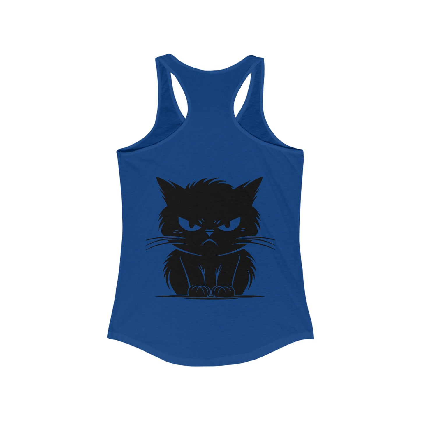 Angry Cat Women's Racerback Tank