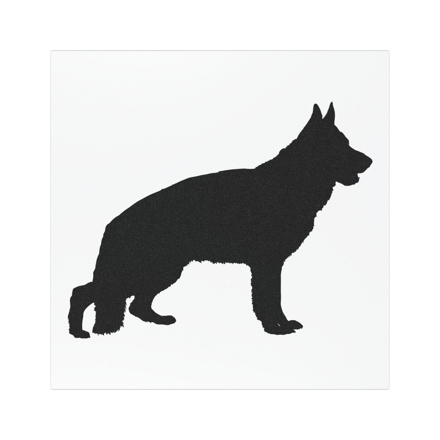 German Shepherd Silhouette Indoor/Outdoor Magnet