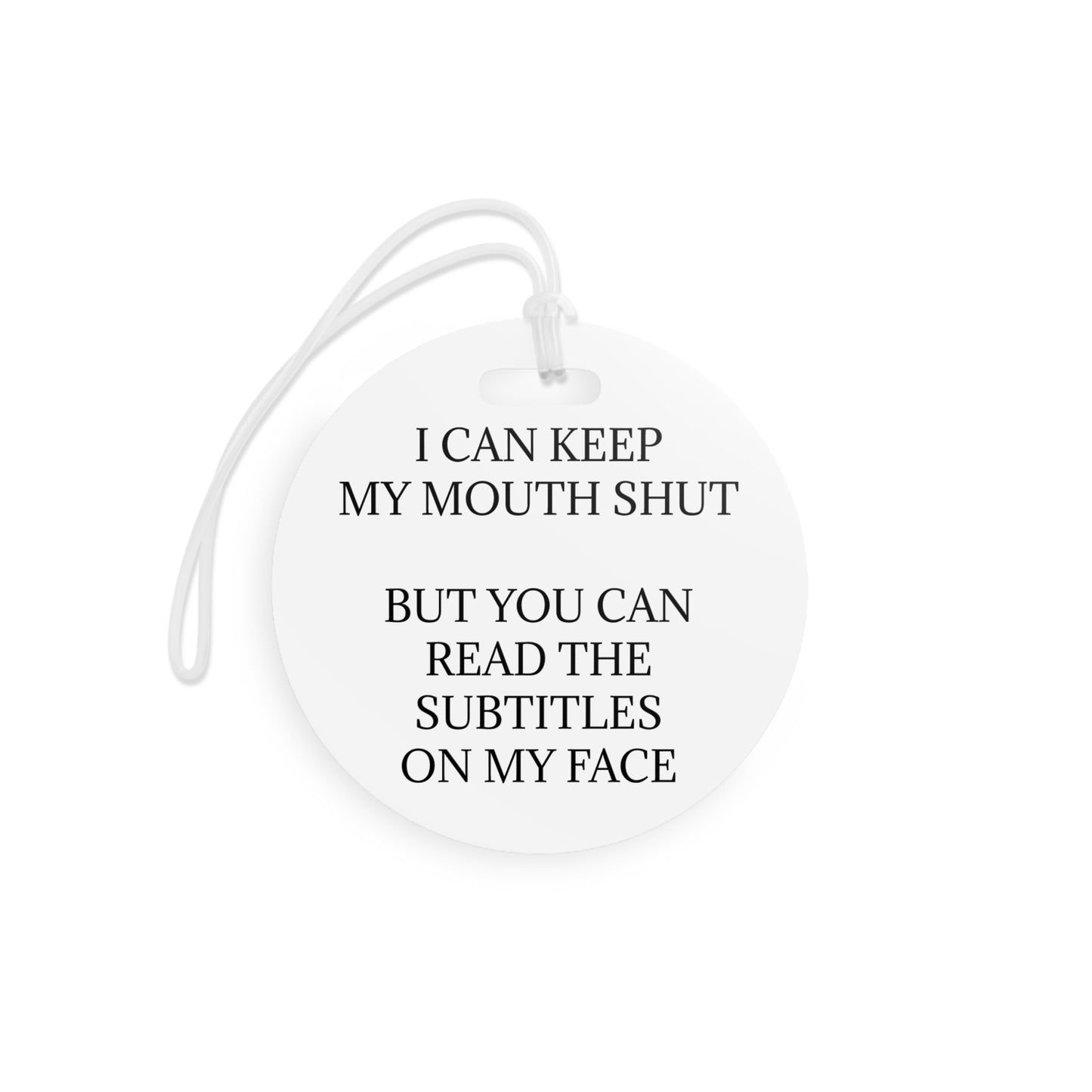Subtitles Luggage Tag