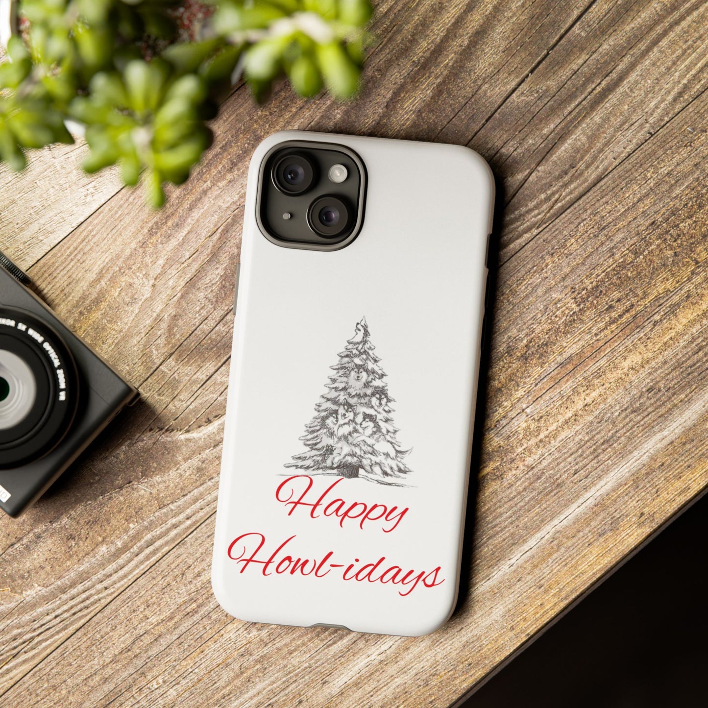Happy Howl-idays iPhone Case