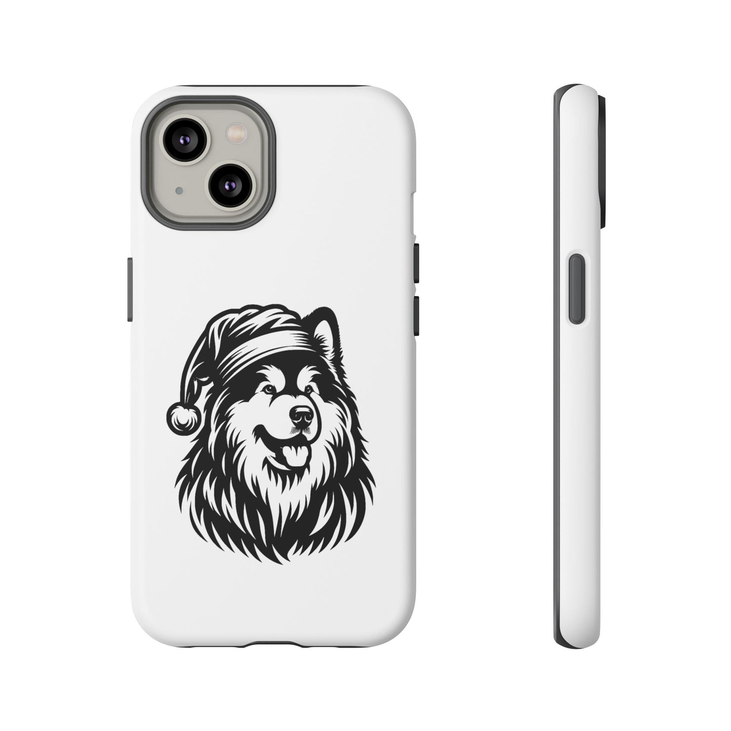 Santa Paws Malamute iPhone Case