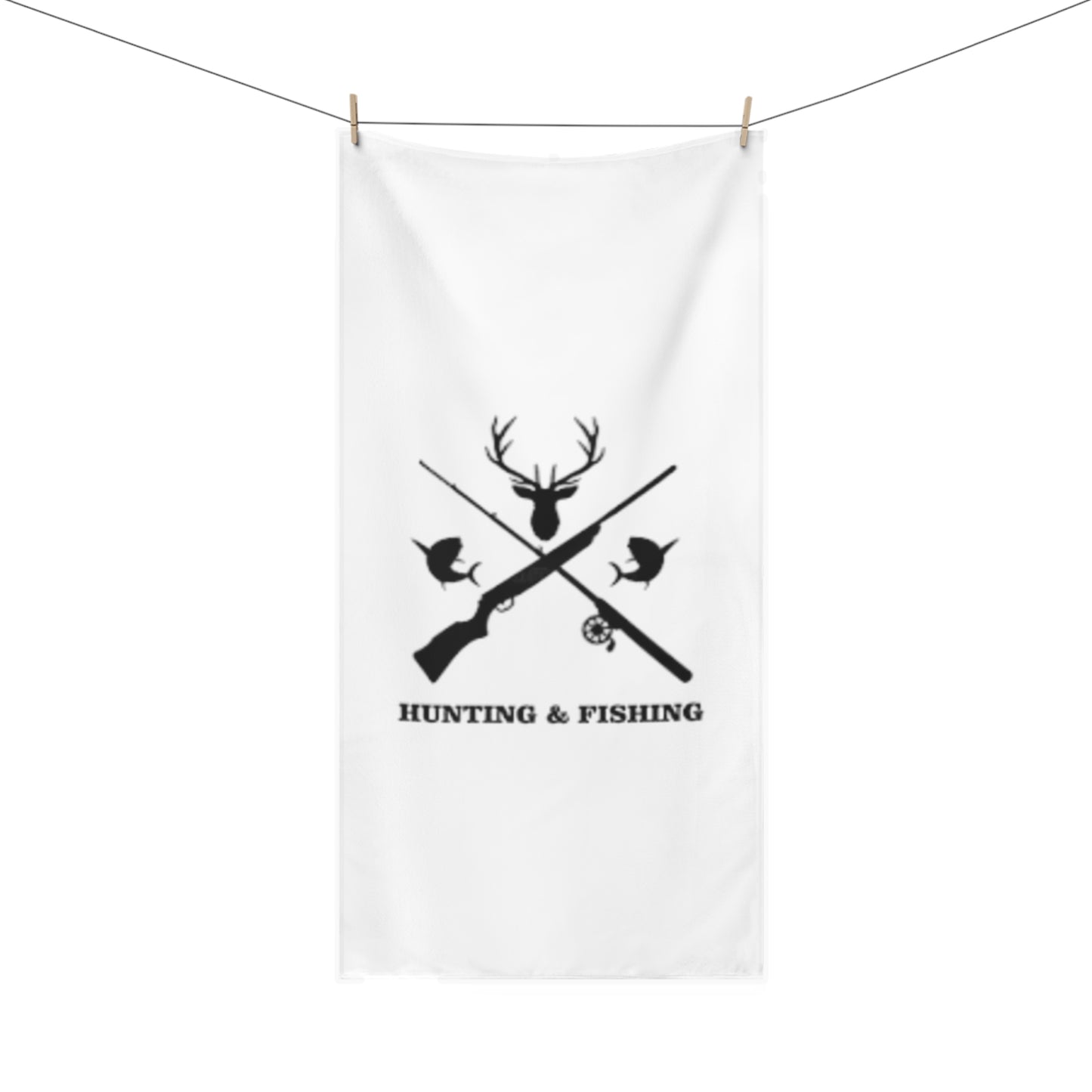 Hunting/Fishing Mink-Cotton Beach Towel