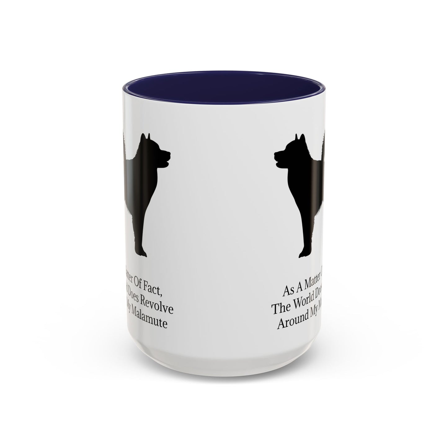 Matter Of Fact Malamute 2-Tone Coffee Mug