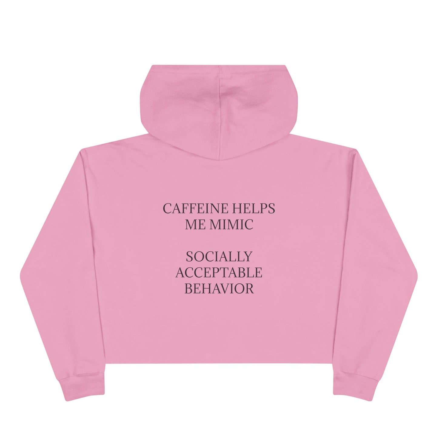 Socially Acceptable Women's Crop Hoodie