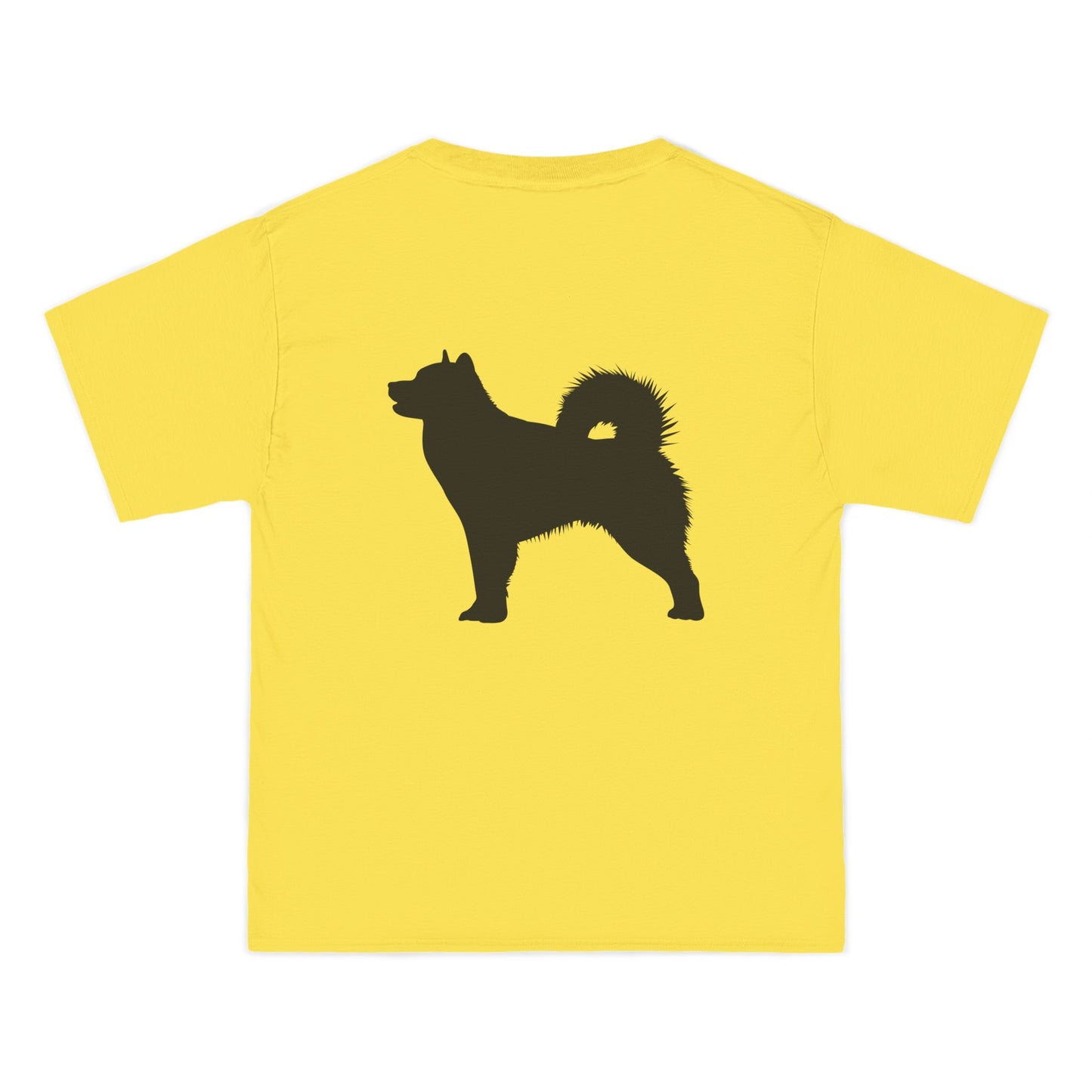 Malamute Silhouette Men's Short-Sleeve Crewneck Tee