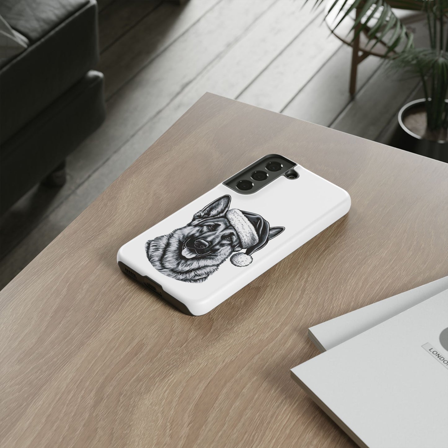 Santa Paws German Shepherd Samsung Case