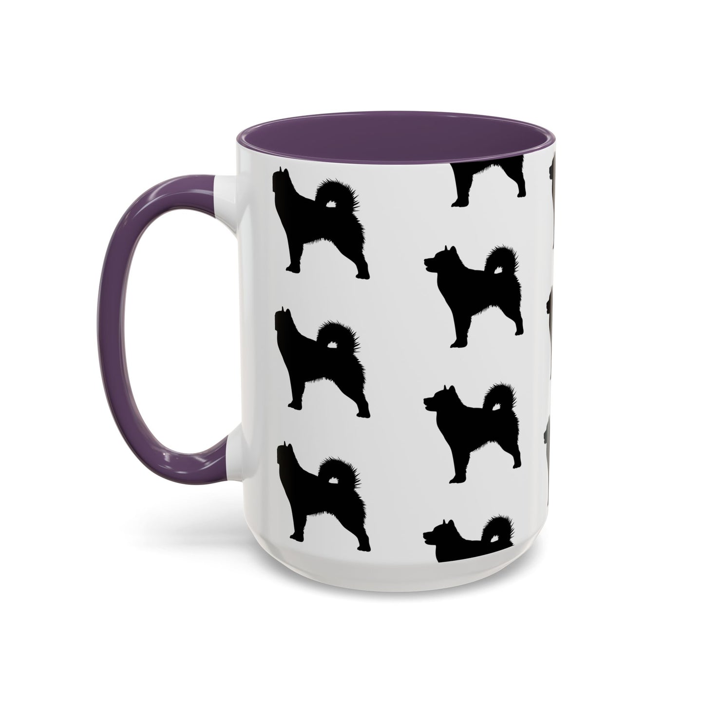 Malamute Silhouette 2-Tone Coffee Mug