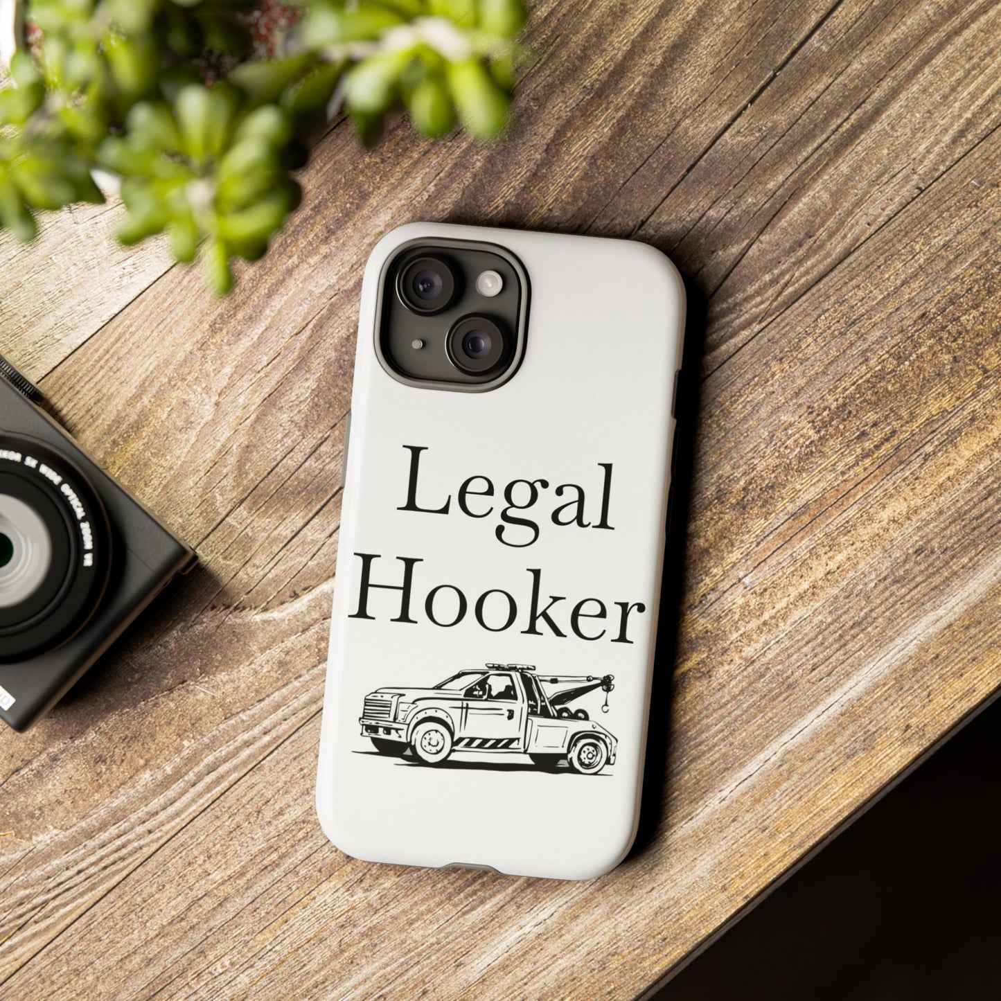 Legal H**ker Wheel Lift Tow Truck iPhone Case
