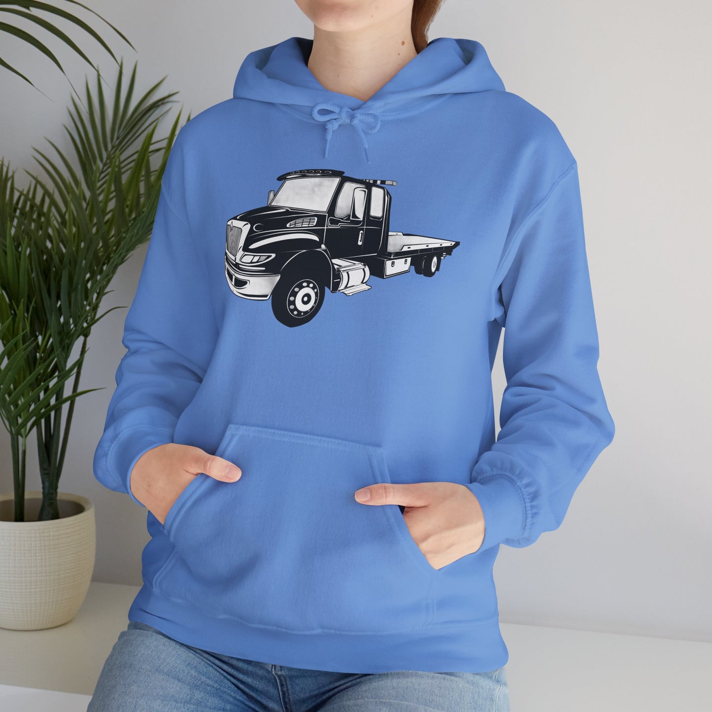 Flatbed Tow Truck Unisex Hoodie