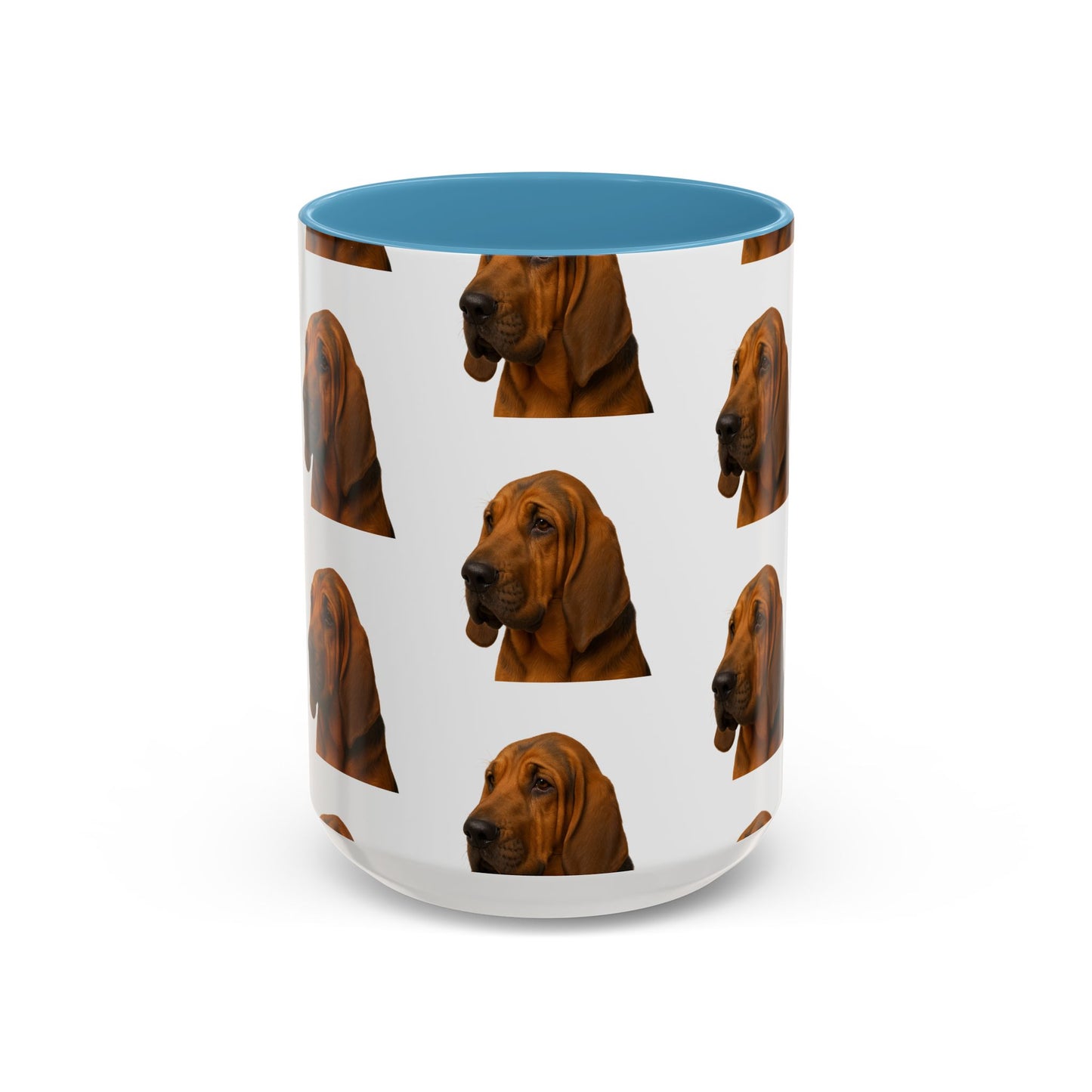 Bloodhound Head 2-Tone Coffee Mug