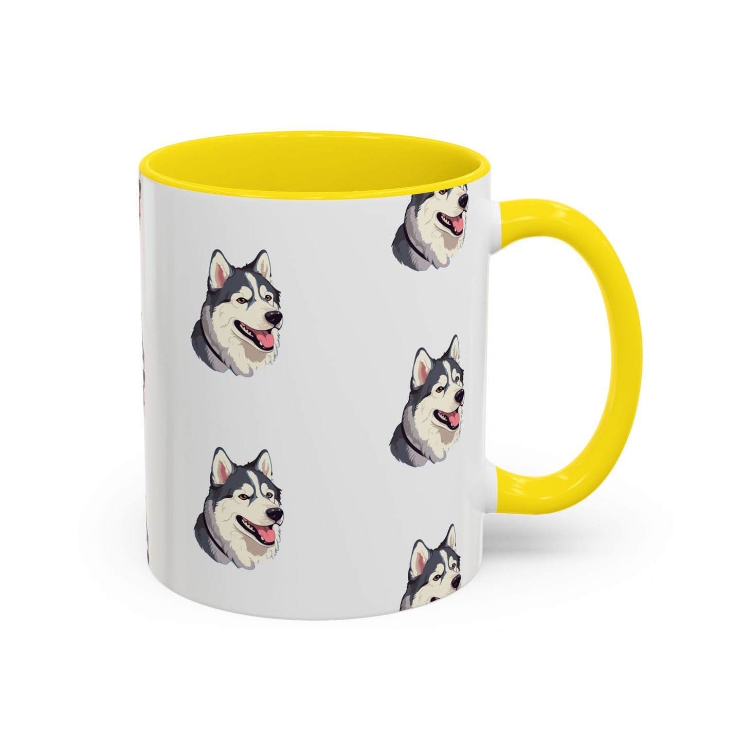 Malamute Head 2-Tone Coffee Mug