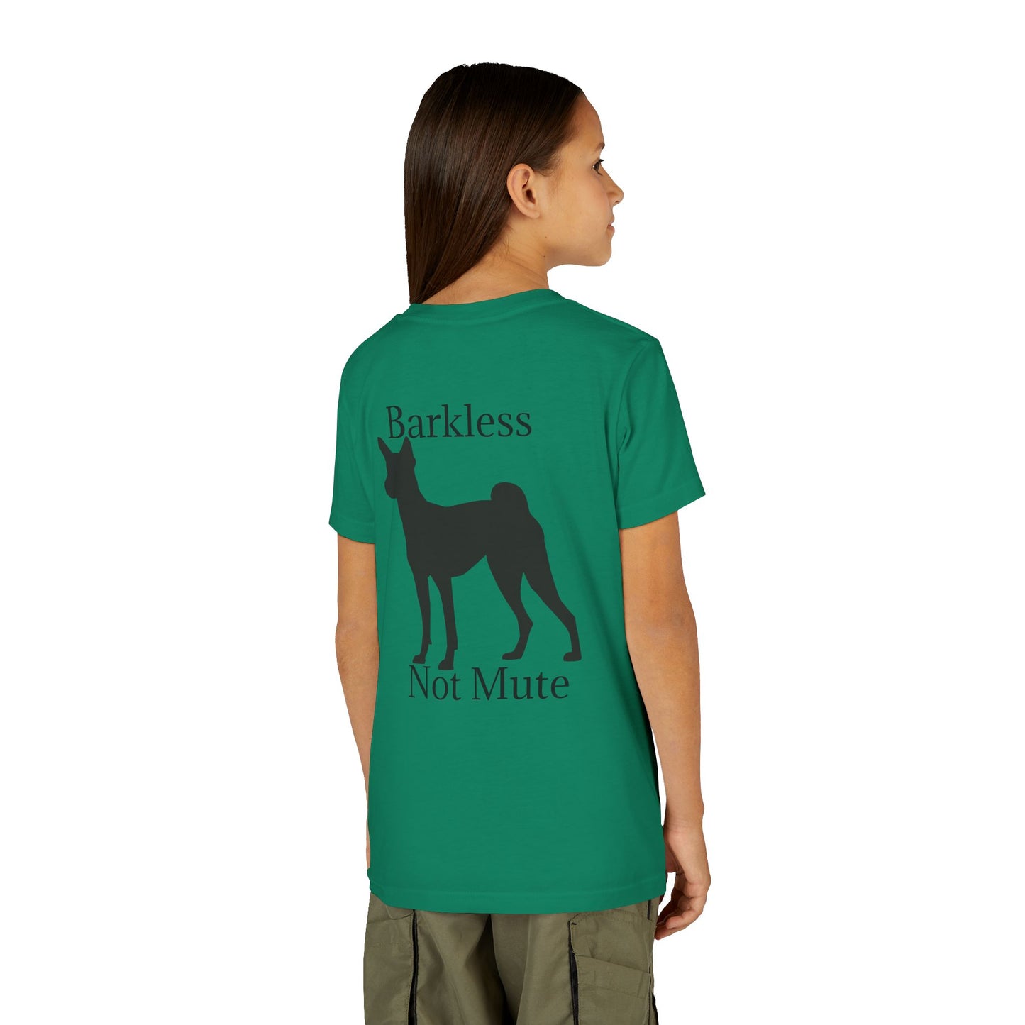 Barkless Not Mute Youth Unisex Short Sleeve Crewneck Tee