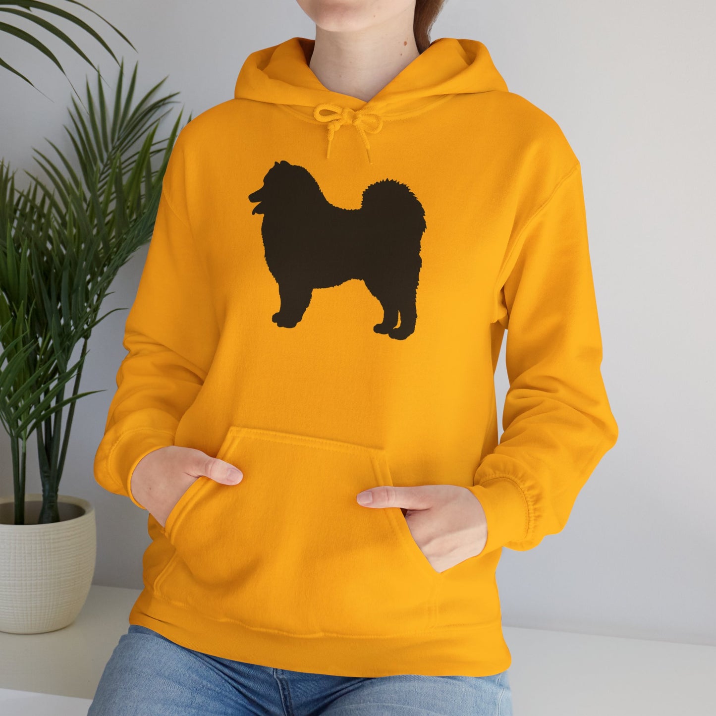 Samoyed Silhouette Unisex Hoodie