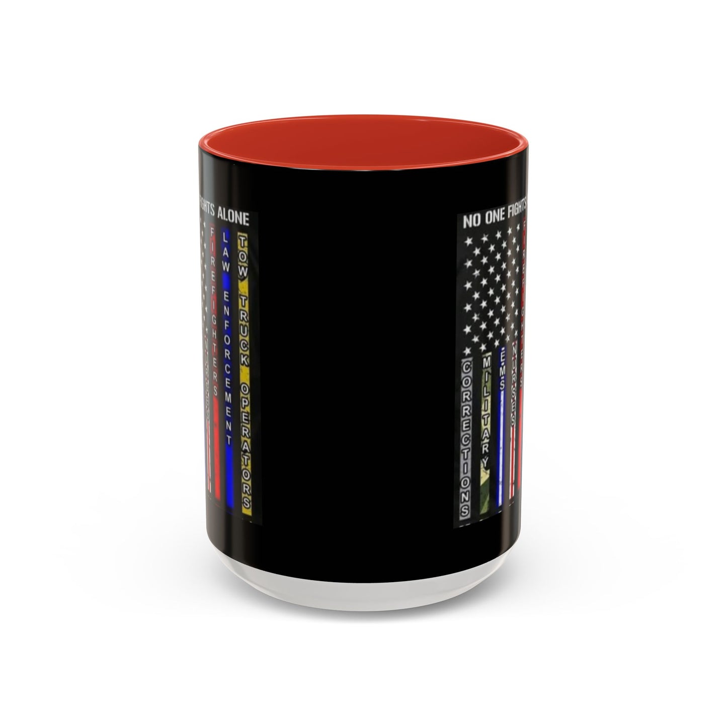 No One Fights Alone 2-Tone Coffee Mug