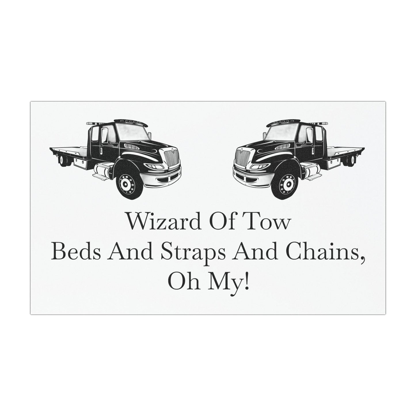 Wizard Of Tow Indoor/Outdoor Magnet