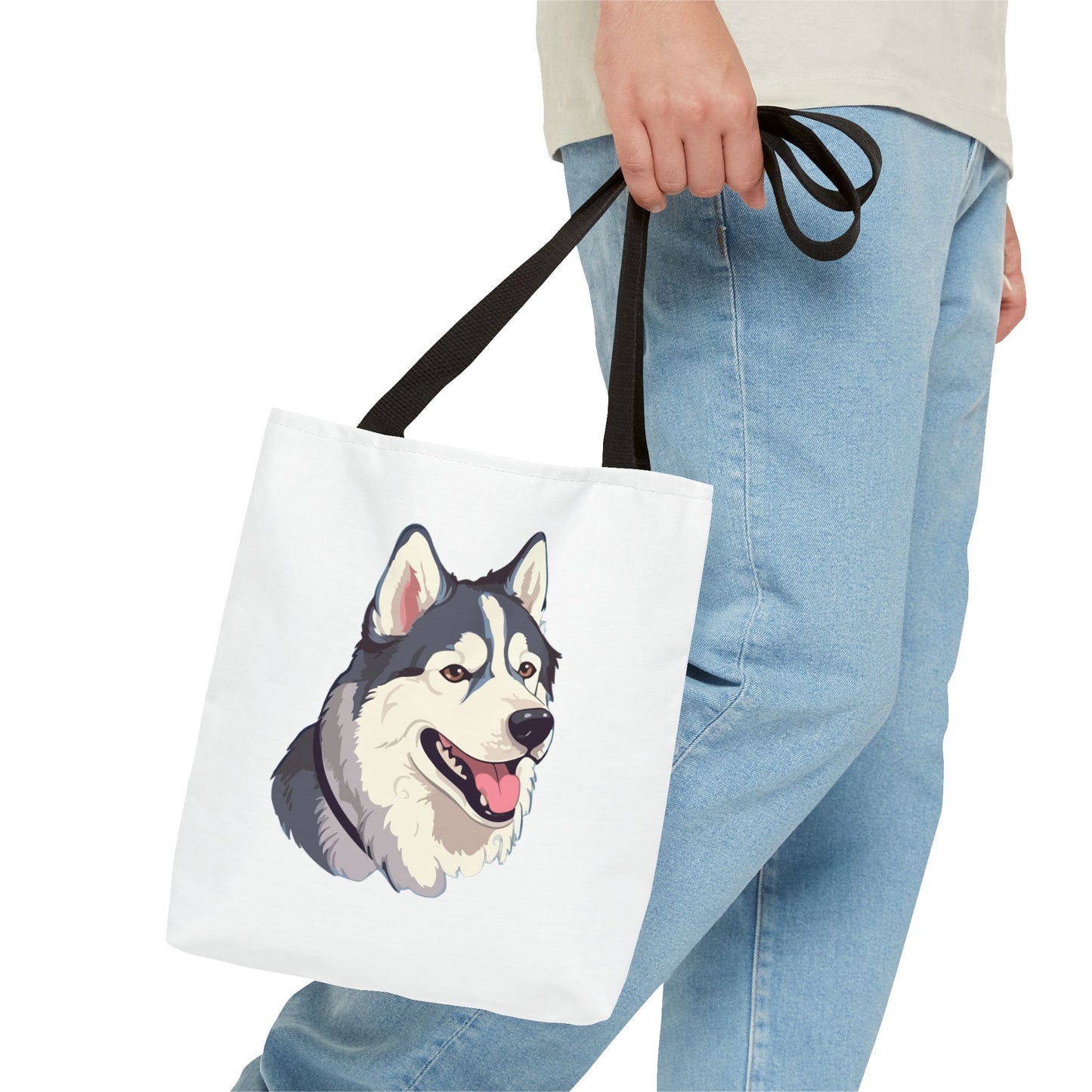 Malamute Head Tote Bag